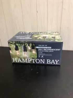 Edison 012109106934 Hampton Bay 12 24ft. Indoor/outdoor Incandescent Bulb String Light