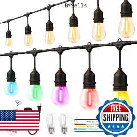 B0f6bxn8js Eikoson 26ft Outdoor String Lights For Patio With 12 2 Led Rgbw