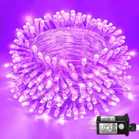 B0f5wfvrn2 Einiiya 250 Led Purple Christmas Lights 82 Ft Indoor/outdoor 8 Modes