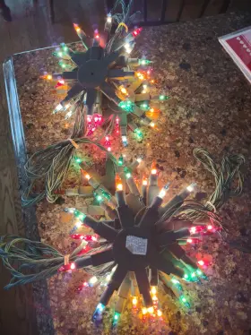 Electrics 041895743900 Seasonal Specialties Starburst Christmas Multi Lights 8 Controls 1995