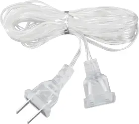 El196-ac-cf-120 Elolicu 196 Inch Power Extension Cable Portable String Curtain Fairy Light Co