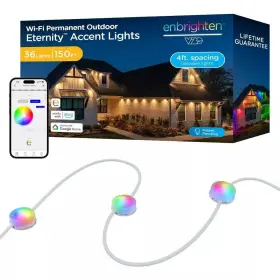 Enbrighten 030878857154 Jasco Vibe White Eternity Accent Permanent Outdoor Lights Brand New