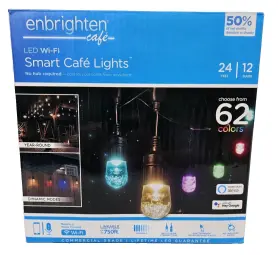 37791 Enbrighten 12 Bulb 24 Ft. Outdoor/indoor Black Color Changing Led String Lights 37791 Enbrighten 12 Bulb 24 Ft. Outdoor/indoor Black Color Changing Led String Lights