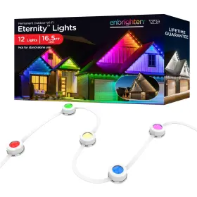 B0czyf6mmk Enbrighten Vibe Eternity Permanent Outdoor Lights Extension Only 16.5ft With 12
