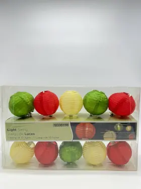 Epic 086786405932 10x4 Light Paper Lantern String Set Garden/indoor/ Christmas Epic 086786405932 10x4 Light Paper Lantern String Set Garden/indoor/ Christmas