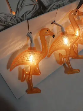 Essential Garden 030539008215 Pink Flamingo Lights Camper Party Luau Novelty Essential Garden 030539008215 Pink Flamingo Lights Camper Party Luau Novelty