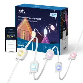 Akt8l02 Eufy Permanent Outdoor Lights E22 50ft String With 30 Led Rgb Warm And Cool