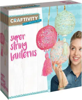 3503000 Faber-castell Craftivity Super String Lanterns Kit - Makes 3 Art