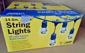 831498 Feit Electric 48ft / 24 Light Sockets Indoor/outdoor String Lights