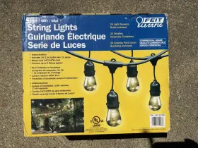 Feit Electric 017801720488 Nib String Lights Indoor Outdoor 48 Feet 24