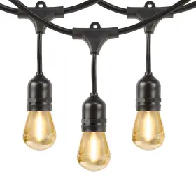 Feit Electric 629722595078 48ft Led Filament String Light Set Black 1 Pack