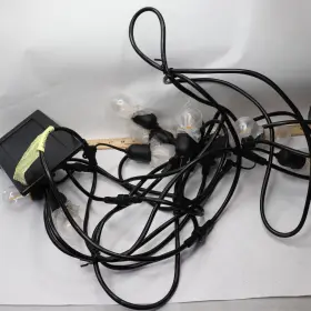 Sl20-10 Feit Electric Sl20-10/sol/v1/hd Ambience Pro Outdoor Solar Led String Lights With Edison Bulbs 1w