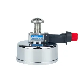 Finjan 049047354905 Portable Mini Butane Torch Burner For Siphon Coffee Compact Silver And Black