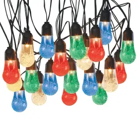 Sls20bm-m Fox Valley Traders Solar Bubbles String Lights Multi