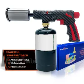 Bs400 Funowlet 797725924055 Cooking Propane Torch Lighter - Powerful Small Large Carbon-fiber