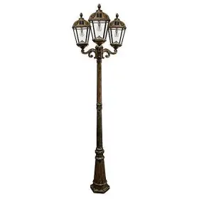 Gama Sonic 853153005893 Royal Bulb Solar Lamp Post Light Kit 89 Intall Outdoor Triple Head
