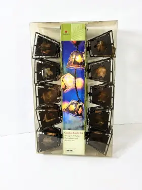 078102501 Garden Lights Place Light Set String 0f 10 For Indoor And Outdoor Use New