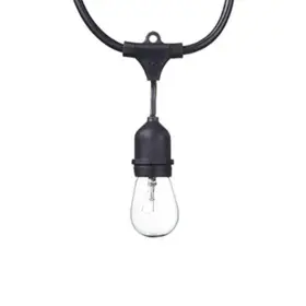Tv-241495-u-b Ge Globe 24ft 11 Watts Dublin Incandescent Vintage String 12 Bulb Light Set Used