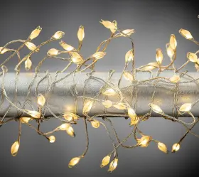 Gerson 037916456942 Firecracker Micro Patio Light Garland - 300 Color And White Led Lights In/out