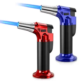 Gespert 762917528908 2 Pack Torch Butane Refillable Kitchentorch For Cooking With Safety Lock