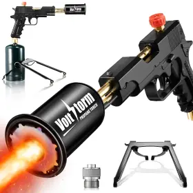 Glanzman 783952186847 Propane Torch 400 000 Btu High Output Kitchen Cooking Intensity