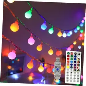 Y045 Glownest Led Globe String Lights - 19.7ft Usb Color Changing Twinkle 19.7 Ft-usb Plug
