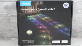 Govee 313042770795 Outdoor Ground Lights 2 50ft Patio Decorations 15 Pack Rgbic Pathway Lig