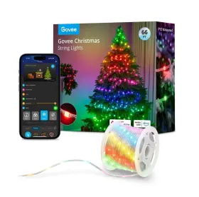 Govee 810088346705 New 66ft Lights Smart Rgbic Christmas String App/voice-controlled Govee 810088346705 New 66ft Lights Smart Rgbic Christmas String App/voice-controlled