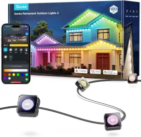 Govee 810088348723 Permanent Outdoor Lights 2 100ft Rgbic With 72 Led