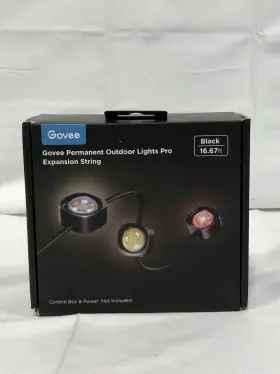 A806a Govee Permanent Outdoor Lights Pro Expansion String 16.67ft Black