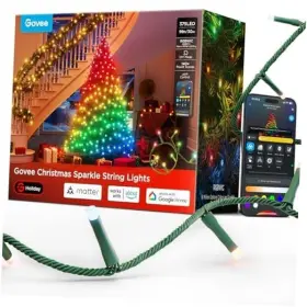 H6871141 Govee Christmas Sparkle String Lights Rgbwic With 375 Bullet 99ft