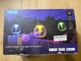 H7026 Govee Outdoor Clear Bulb String Lights - Open Box 96 Ft