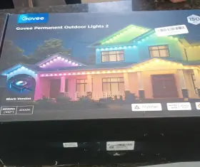 H705a Govee 150ft Permanent Outdoor Lights 2 Multicolor App/voice Alexa/google