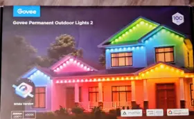 H705e101-us Govee Permanent Outdoor Lights 2 100ft Multicolor Led Smart String Light