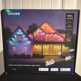 H707a Govee Permanent Outdoor Lights Prism 100ft Waterproof Rgb Led String White