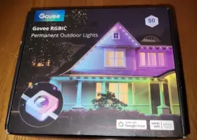 H801b Govee 50ft Smart Rgbic Permanent Outdoor Lights