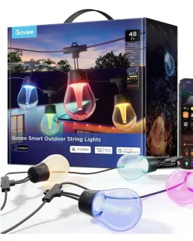 H8025 Govee Smart Outdoor String Lights 48 Ft Model