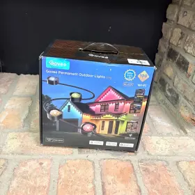 H806a Govee Permanent Outdoor Lights Pro Black Wi-fi 100 Ft Rgbic