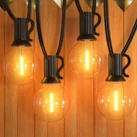 B0b5dm8ms8 Gpatio 30ft Dimmable Outdoor String Lights - Waterproof Patio G40 Led Bulbs