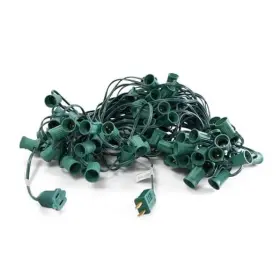 Gypi-o100lau Guanyi Light 100 Ft C9/e17 Christmas Sockets Set Spool Green Spt-1 Wire 12 100ft