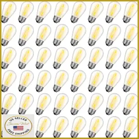B0fydpt514 Gvvoohome 48 Pack S14 Led Replacement Light Bulbs Waterproof Outdoors E26 Warm W