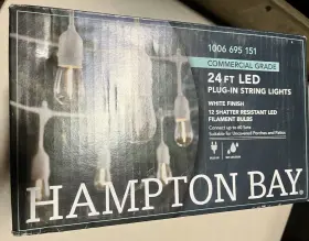 1006 Hampton 017801728231 Bay 24ft Led Plug-in String Lights #1006 695 151