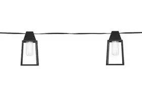23404 Hampton Bay 10-light 10 Ft. Plug-in Black Outdoor Led String Light