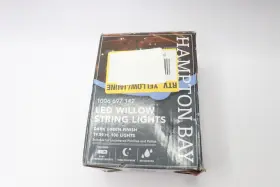 12300-13 Hampton Bay Outdoor/indoor Solar Mini Bulb Led Willow String Light