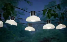 23403 Hampton Bay 10-light 10 Ft. Black Outdoor Plug-in Led Latern String Light 23403 Hampton Bay 10-light 10 Ft. Black Outdoor Plug-in Led Latern String Light