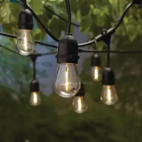 Hampton Bay 445019151184 10-light 20 Ft. Outdoor Solar Led Edison Bulb String Light