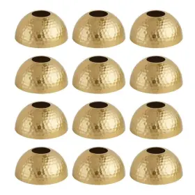 C7992 Hampton Bay 3.75 Inch Gold Light Bulb Shade For Outdoor String Lights 12-pack