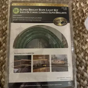 Su131 Hampton Bay New 18 Ft Super Bright Rope Light Kit Clear Su131 Hampton Bay New 18 Ft Super Bright Rope Light Kit Clear