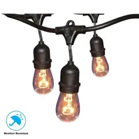 Gls-14j2-e26s-12 Hampton Bay 12-light 24 Ft. Black Indoor Outdoor Commercial Incandescent Edison Gls-14j2-e26s-12 Hampton Bay 12-light 24 Ft. Black Indoor Outdoor Commercial Incandescent Edison