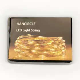 X003equhp9 Hancircle Led Light String Warm White Usb Remote Control Dimmable Timer